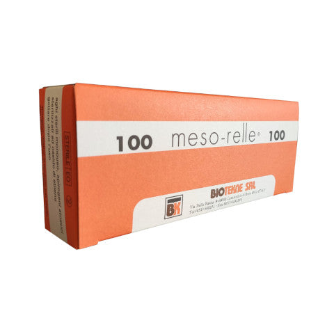 Agujas mesoterapia corta 27G. 0,4 x 4 mm. Caja de 100